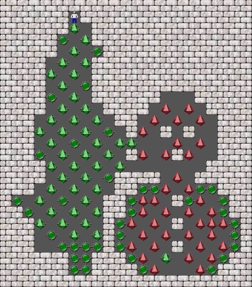 Сокобан More Bugs collections уровень 491
